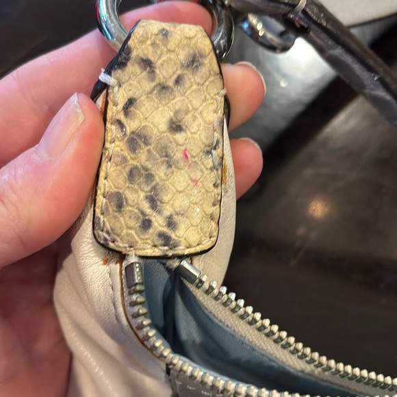 Coach Kristin Spectator Ivory Leather Hobo Bag - Picture 7 of 13